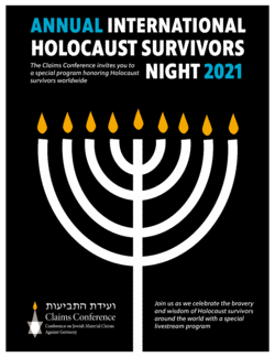 International Holocaust Survivors Night 2021 by Claims Conference.