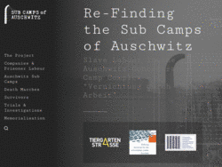 Screenshot subcamps-auschwitz.org